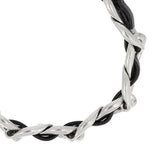 [LAN ARCHIVE] Flat Leather Chain Bracelet