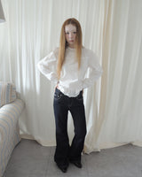 STITCH BOOTCUT DENIM PANTS