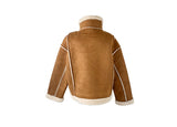 ポンディスエードオーバーミンクムートンジャケット