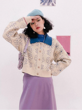 Retro loose knitted sweater