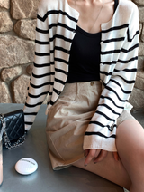 Rear Cotton A-line Mini Skirt / 2 colors
