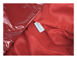 allbubble Red star leather skirt
