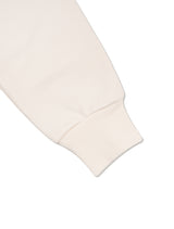 Women's two-tone broken logo crop sweatshirt cream(FCE1TS301W)