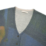 COLLECTION VINTAGE PRINTED CARDIGAN [GREEN]