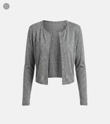 Basic slim button cardigan