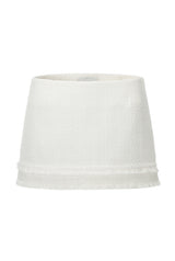 Carrie tweed skirt - ivory 