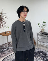ネラクロップワッフルヘンリーネックT