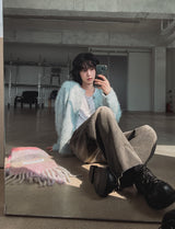 Prague Wool Hair Cardigan
