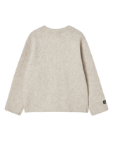 24FW Vネックソリッドカーディガン ベージュ