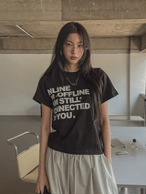 オフラインコットン半袖Tシャツ