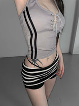 kiara kint string short(2 color)