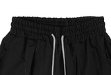 Roti Nylon Pintuck Banding Wide Pants