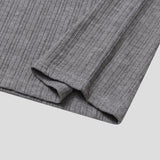 [HFORUS MADE]Forus Knitted pleats U - kneck long sleeves
