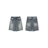 Milky Bermuda Denim Shorts