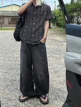 Double Cut denim pants