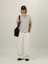 COS Crop Stripe Half Shirts