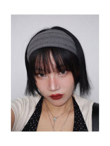 ワイドニットヘアバンド (BROWN, CHARCOAL 2COLORS!)
