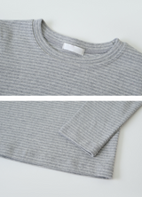 Diano Border Long Sleeve T-shirt (4color)