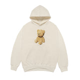 24FW ブロックベアフーディー クリーム