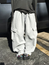 Pocky Button Cargo Sweatpants (3c)