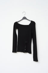 (W) Glee Button Top