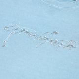 Spreadyou;th マーキュリアルピグメントTシャツ (Washed Blue)