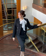 Essian Round Surgical  Tweed Jacket (Corsage Set)