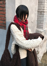 (ウール) ヘビーケーブルニット