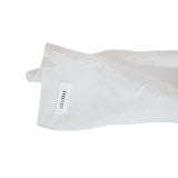 Sheer Wrinkle Frill Long Scarf (white)