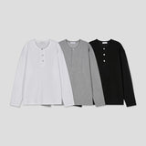 ピスヘンリーネックトップ (3color)