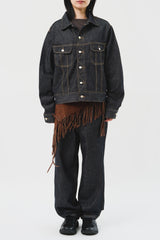 Julie Non Fade Raw Denim Jacket