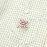 PARAGRAPH CHECK WORK SHIRT - MINT
