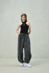POPPY SLEEVELESS TOP / BLACK