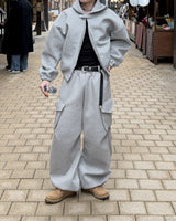 Neo Bonded Cargo Belt Sweat Pants