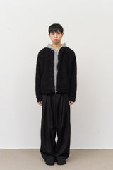 Vピンタックワイドパンツ