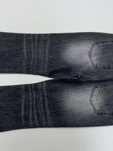 [unisex] 641キャットウォッシュ加工ブーツカットデニムパンツ