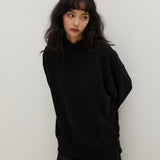 Raverous Slit Sweatshirts Black