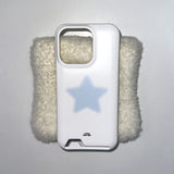 [made] bebe star skyblue phone case (card hard)