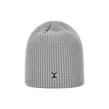 VA Curved Logo Waffle Beanie / Gray