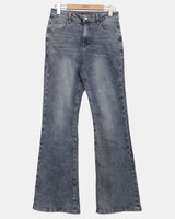 (Denim) ラノンハイウエストブーツカットパンツ