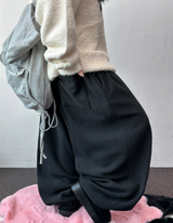 ジオジョガーフリースバルーンロングパンツ 🖤🤍🩶 3カラーズ