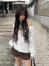 [1+1/MADE] Ringsa V-neck Loose Fit Layered Knit