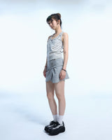 Eyelet 2 - Way Wrap Skirt - Gray