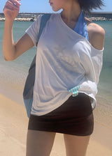 SHELL OFF TEE (2color)