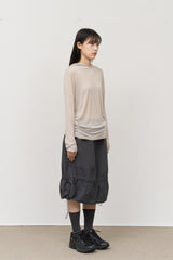 (W) Rord Tencel Hooded Top
