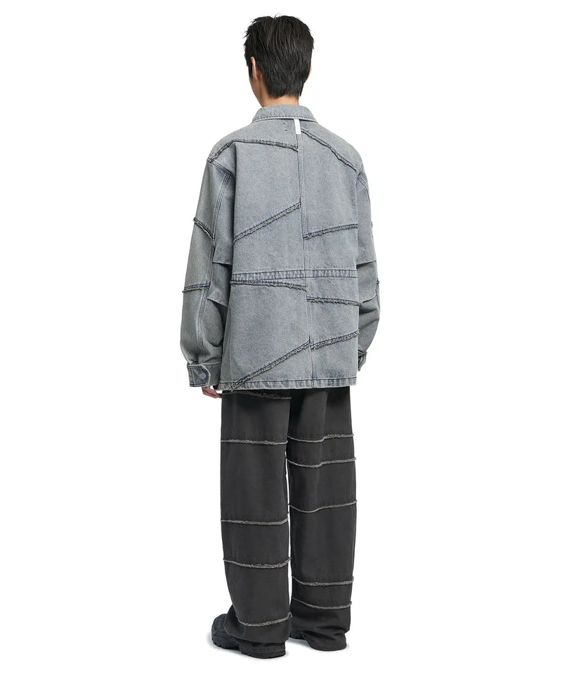 R.C DENIM BDU JACKET - WASHED BLUE