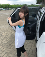 モフ ボタン ツーウェイ ノースリーブ Tシャツ