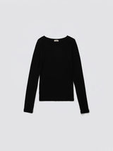 Tencel Long Sleeve Tee_Black