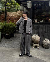 LUMI Back Banding Wide Slacks