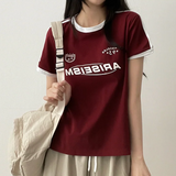 リッパートラックラインカラー半袖Tシャツ
